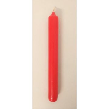Bougie décorative CHARLOTTE, rouge, 18,5cm, Ø2,1cm, 6,5h - Made in Germany