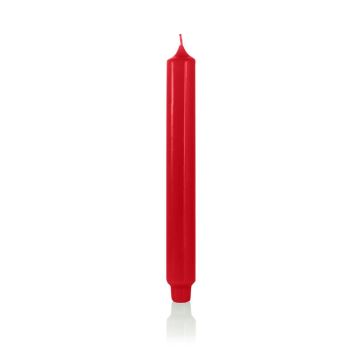 Bougie de table ARIETTA, rouge, 24,9cm, Ø2,8cm, 16h - Made in Germany