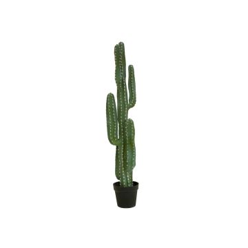 Cactus colonnaire en plastique DARION, vert, 125cm