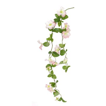 Branche de pétunia artificielle MARTHE, rose-vert, 130cm