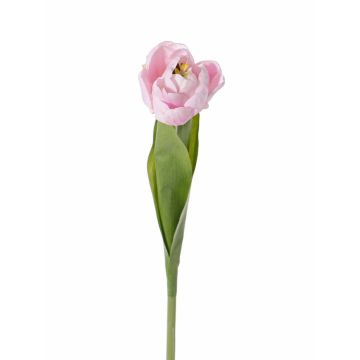 Tulipe artificielle ROMANA, rose, 45cm, Ø6cm