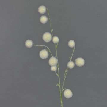 Ail ornemental artificiel EMRAH, crème, 80cm, Ø2-4cm