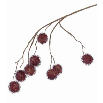 Branche d'érable artificielle MARIUS avec fruits, rouge foncé, 80cm Branche d'érable artificielle MARIUS avec fruits, rouge foncé, 80cm