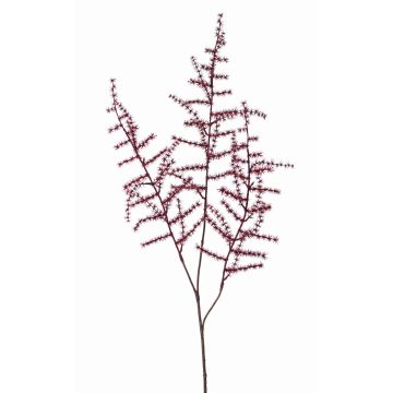 Fausse branche d'asparagus acutifolius HANS, rouge foncé, 70cm
