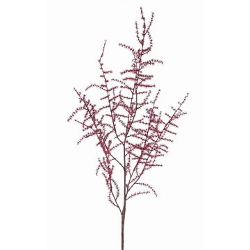 Fausse branche d'asparagus acutifolius JOCHEN, rouge foncé, 130cm