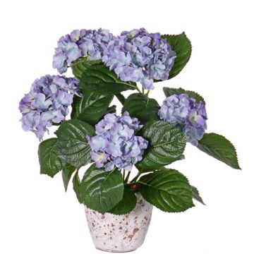 Faux hortensia TEMARI, violet, 35cm, Ø10-12cm
