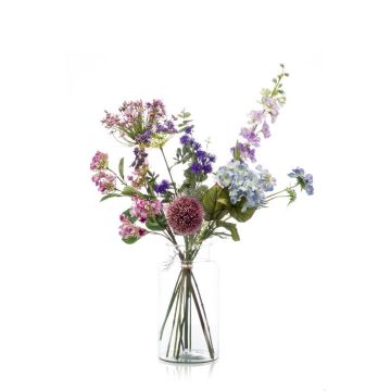 Bouquet de fleurs artificielles FEME, violet, 90cm, Ø40cm