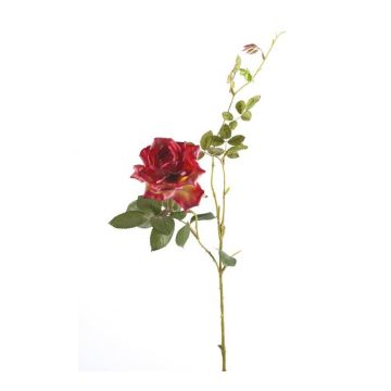 Branche de rose en tissu BEATA, rose, 75cm