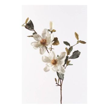 Magnolia artificiel FITIA, crème, 90cm