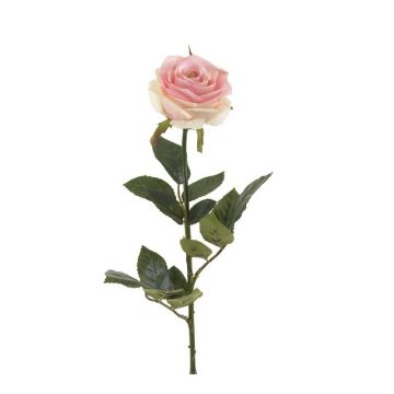 Rose artificielle BRINA, rose, 70cm