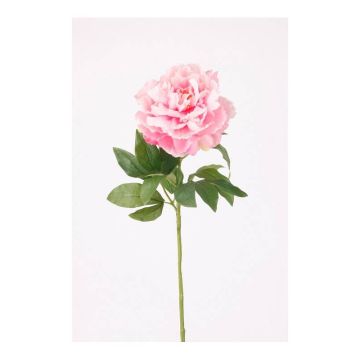 Pivoine en tissu DIVIN, rose, 65cm