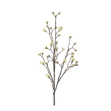 Branche d'érable artificielle LIUVA avec fleurs, crème, 110cm
