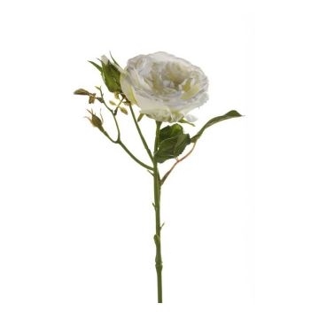 Rose en plastique CESCA, crème, 40cm