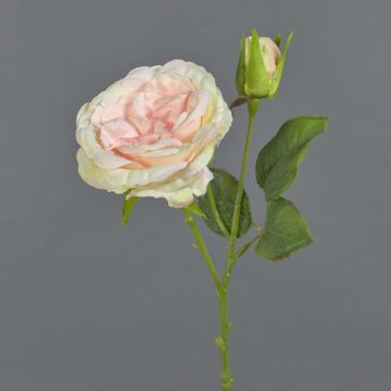 Rose en plastique CESCA, rose-jaune, 40cm Rose en plastique CESCA, rose-jaune, 40cm