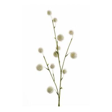 Fleur de boule de neige artificielle ATERIDA, blanc, 80cm