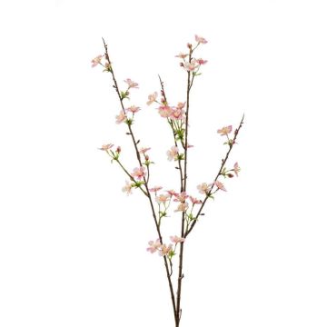Branche de fleurs de pommier en tissu TOSCA avec fleurs, rose, 85cm