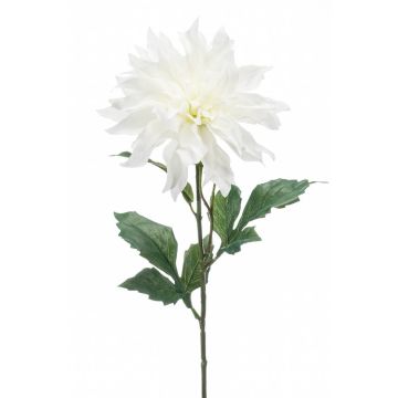 Dahlia artificiel CINTHIA, blanc, 60cm