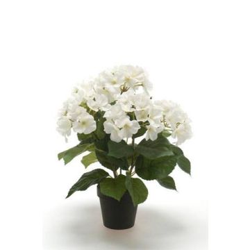 Hortensia artificiel JONE, crème, 40cm