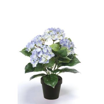 Hortensia en tissu LAIDA, bleu clair, 35cm, Ø7-10cm