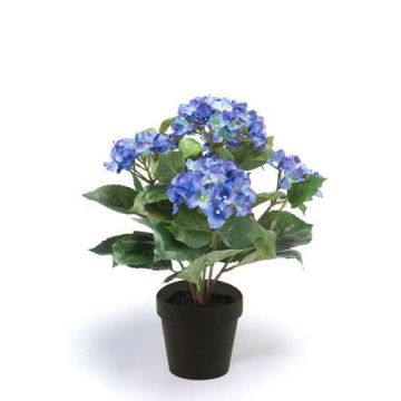 Hortensia en tissu LAIDA, bleu, 35cm, Ø7-10cm