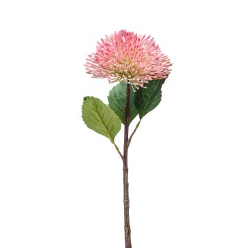 Fleur de sédum artificielle JICAMA, rose-blanc, 45cm