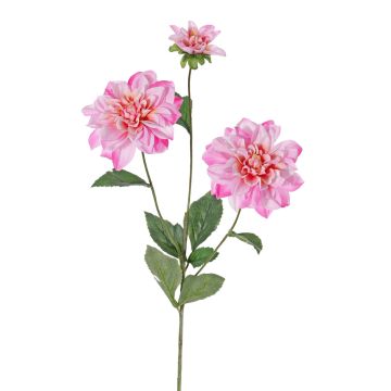 Dahlia artificiel ANJULIKA, rose, 75cm, Ø6-12cm