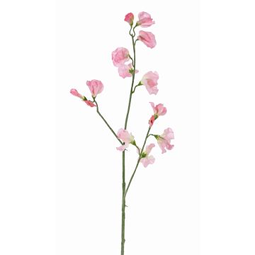 Fleur artificielle Lathyrus ASFALOTH, rose, 65cm