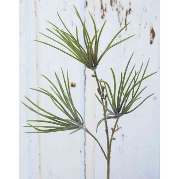 Branche de pin artificielle PEER, paillettes, vert, 50cm