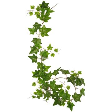 Guirlande de lierre artificielle BESSIE, collection écologique, vert, 160cm