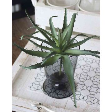 Aloe Vera en plastique WHITNEY, piquet, vert foncé, 18cm