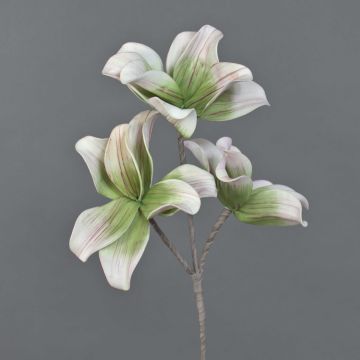 Magnolia artificiel VERONA, rose-vert, 40cm, Ø10-14cm
