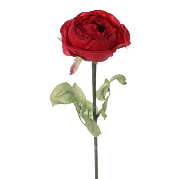 Rose artificielle SOUSANNA, rouge, 35cm, Ø8cm