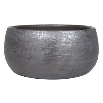 Coupe décorative en céramique AGAPE avec veinure, noir, 15cm, Ø33cm