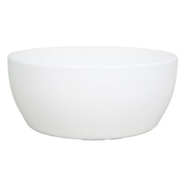 Coupe de plantes en céramique TEHERAN BRIDGE, blanc mat, 8,5cm, Ø18,5cm