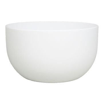 Coupe de plantes TEHERAN TOWER en céramique, blanc mat, 14cm, Ø26cm