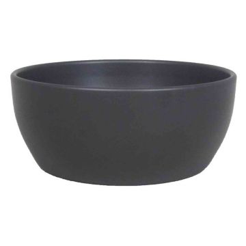 Coupe de plantes en céramique TEHERAN BRIDGE, anthracite mat, 8,5cm, Ø18,5cm