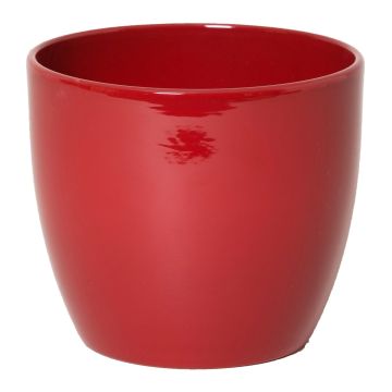 Pot pour plantes en céramique TEHERAN BASAR, rouge vin, 12cm, Ø13,5cm