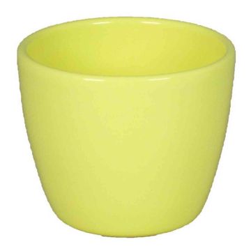 Pot en céramique pour plantes petit TEHERAN BASAR, jaune clair, 6cm, Ø7,5cm Pot en céramique pour plantes petit TEHERAN BASAR, jaune clair, 6cm, Ø7,5cm