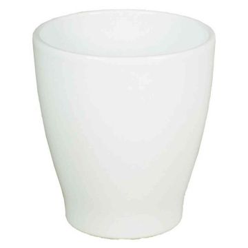 Pot en céramique pour orchidées MALAYER, blanc, 15cm, Ø13,2cm