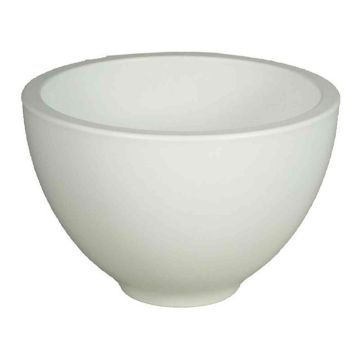 Coupe en céramique SCHIRAS pour plantes, blanc mat, 15cm, Ø23cm