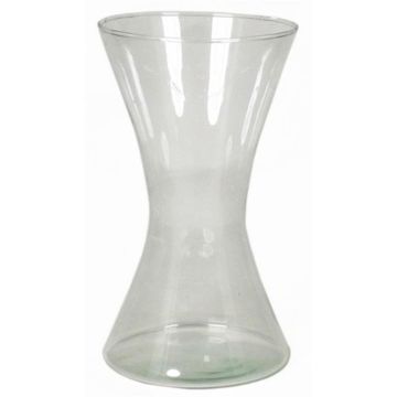 Vase en verre LIZ OCEAN, transparent, 22cm, Ø12,5cm