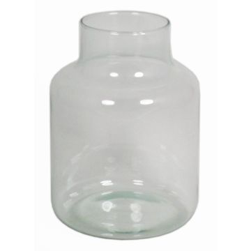 Vase de table en verre SIARA, transparent, 20cm, Ø15cm