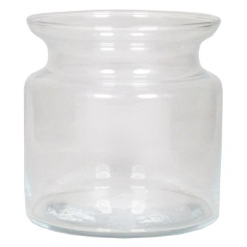 Bougeoir en verre HANNA OCEAN, transparent, 15cm, Ø15cm