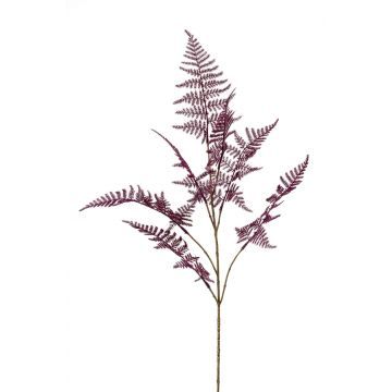 Branche artificielle Asparagus plumosus ERVIN, violet, 85cm