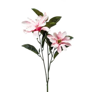 Fleur artificielle magnolia BEGUR, rose, 80cm