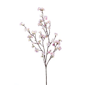 Branche de cerisier en tissu PALS avec fleurs, rose, 95cm