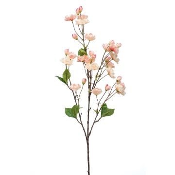 Branche de cerisier ornemental artificielle AKEMI avec fleurs, saumon, 90cm