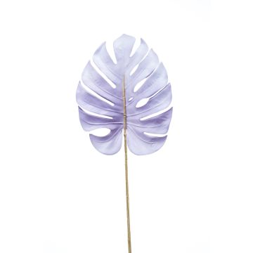 Feuille de philodendron Monstera Deliciosa artificielle IMAO, lilas, 75cm