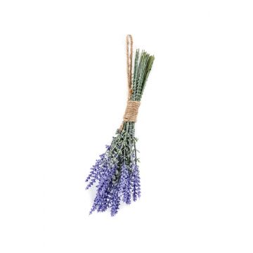 Bouquet de lavande artificiel SARAY, violet-bleu, 25cm