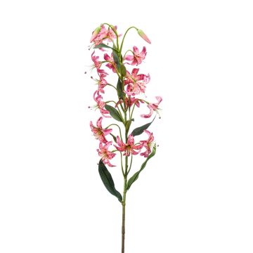 Fleur artificielle lys tigré ARAMAIO, rose, 80cm